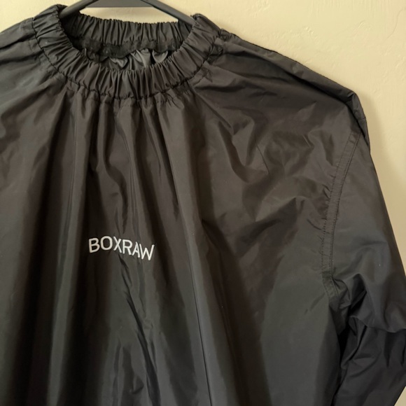 BOXRAW Hagler Professional Sauna Suit Top | Black - Picture 4 of 11